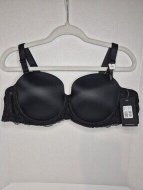 Addition Elle Black Lace Multiway Bra